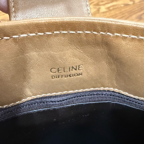 Celine Vintage Macadam Crossbody Bag Horse Carriage Canvas Leather Shoulder bag - Picture 11 of 16